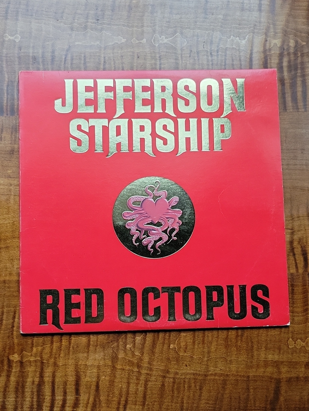 Vintage 1975 Jefferson Starship Red Octopus Vinyl LP Album Rock Classic